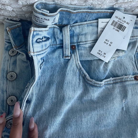 Abercrombie & Fitch Denim - abercrombie high rise crop wide leg 👖